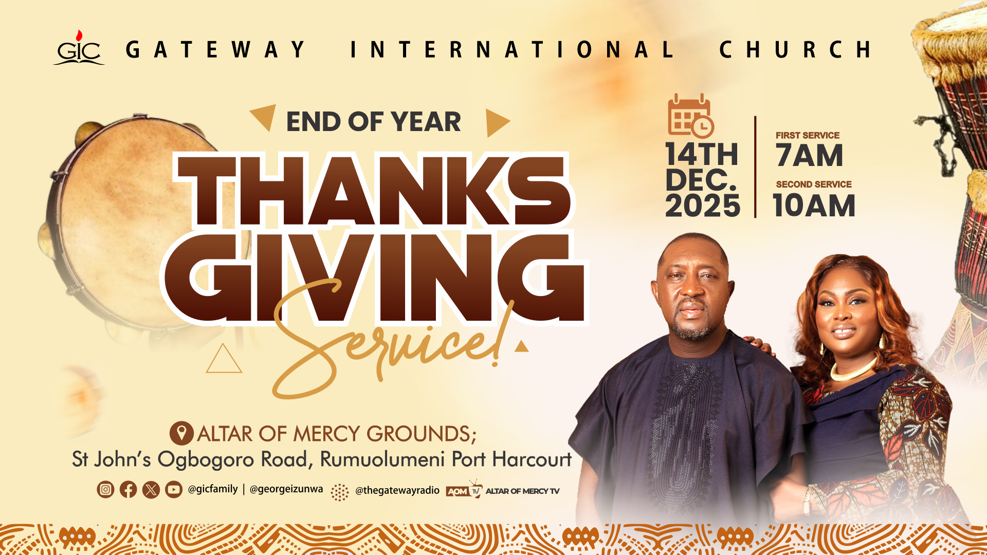 End of Year Thanksgiving Service 