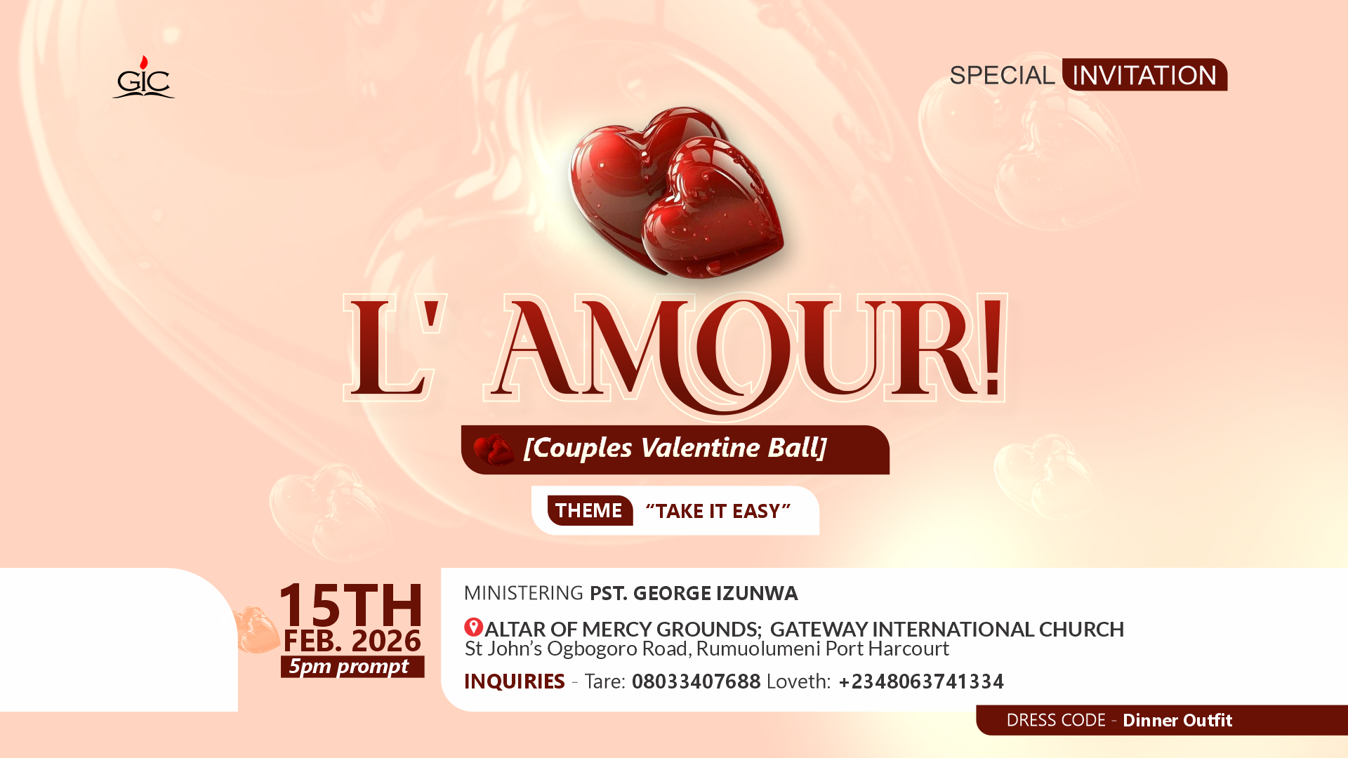 L'AMOUR! (Couples Valentine Ball)