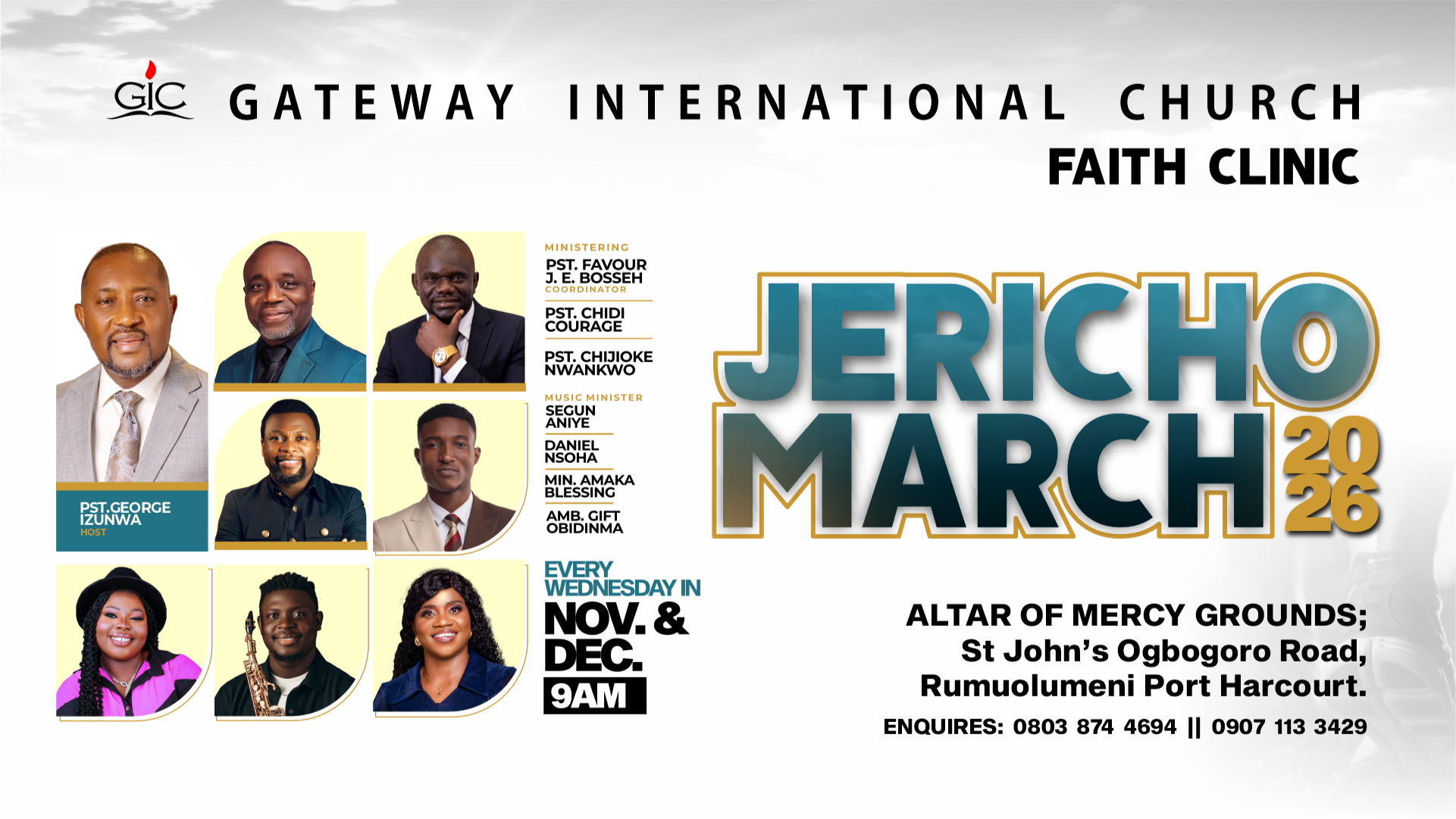 JERICHO MARCH 2026 