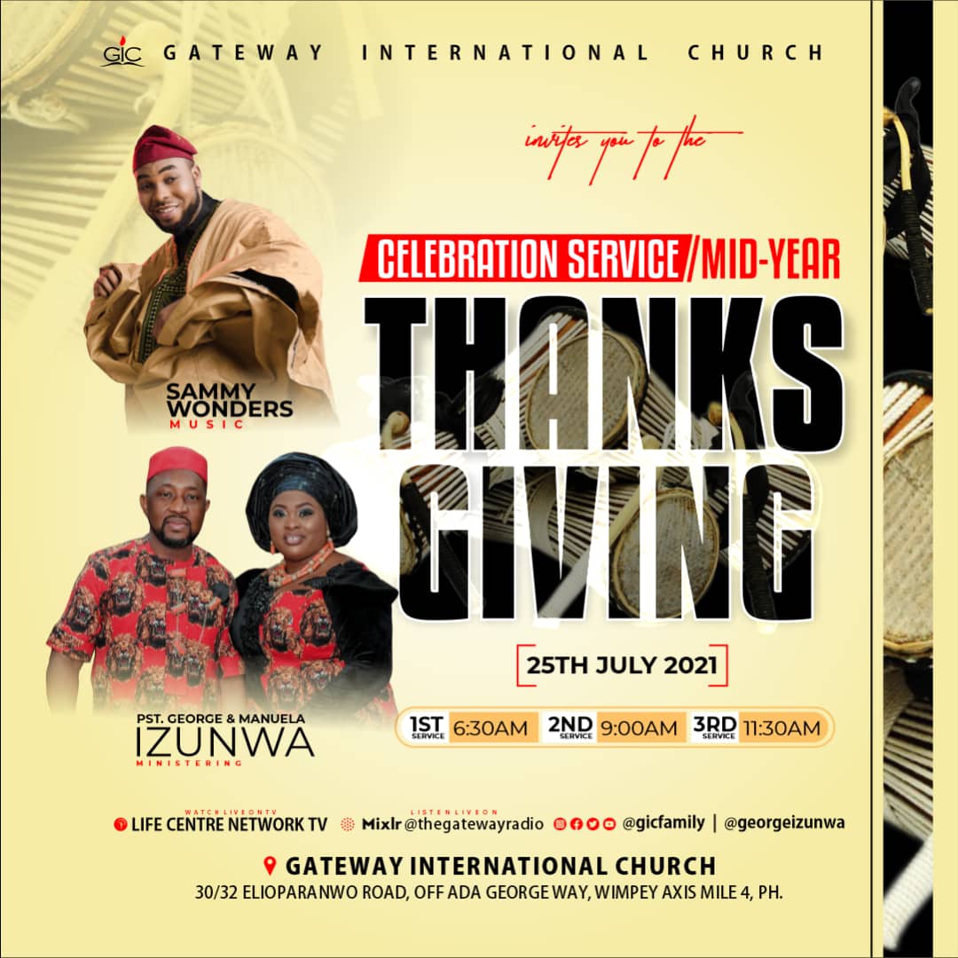 2021 Celebration Service / Mid Year Thanksgiving