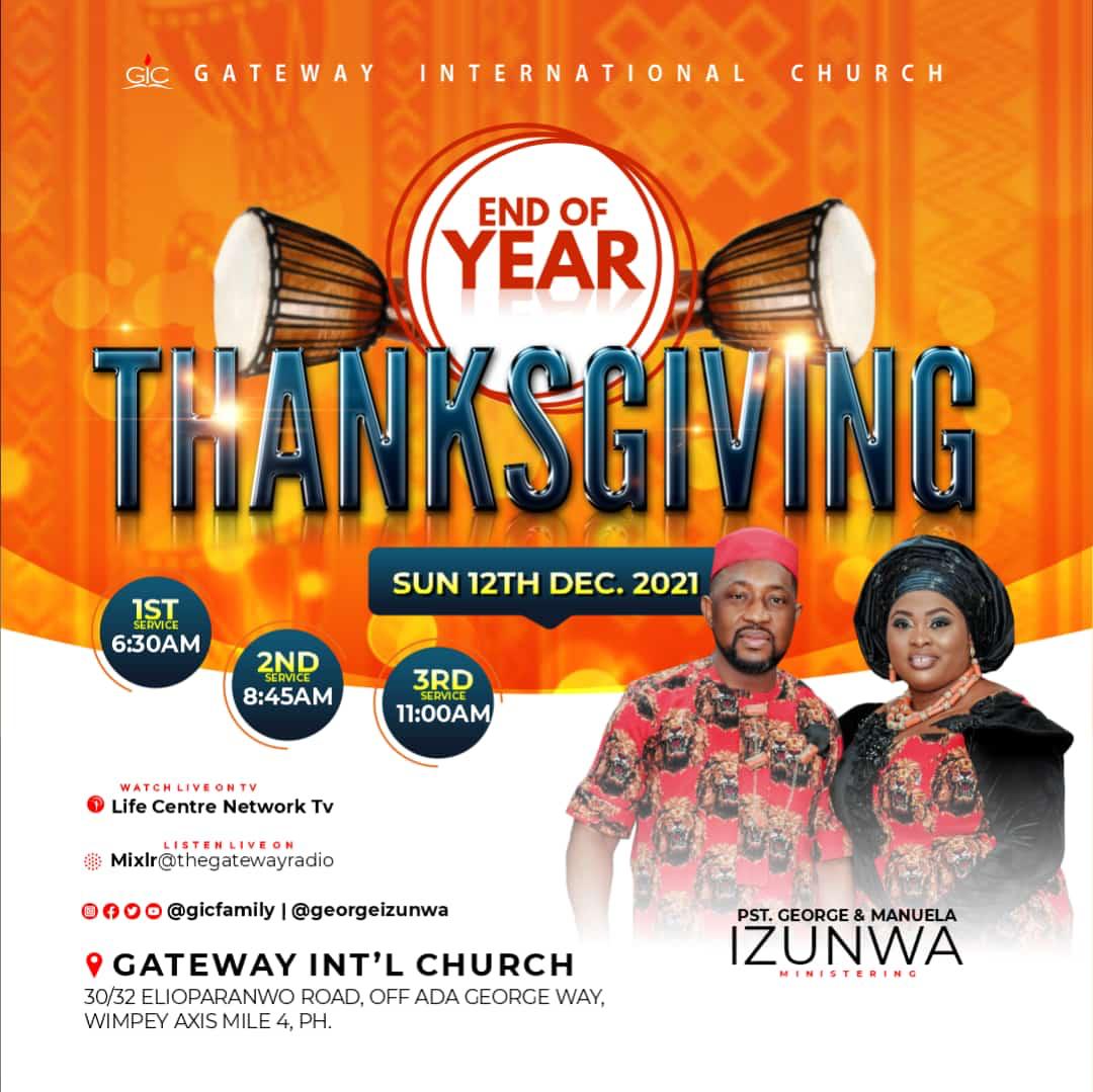 END OF YEAR THANKSGIVING