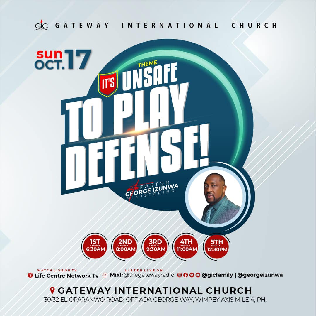 IT’S UNSAFE TO PLAY DEFENSE! – SUNDAY SERVICE